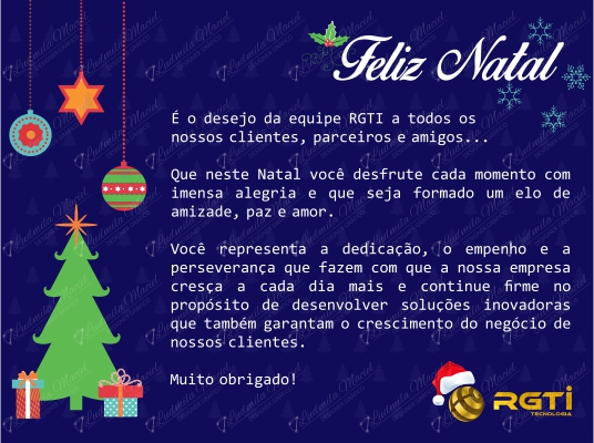 Cart&atilde;o de Natal